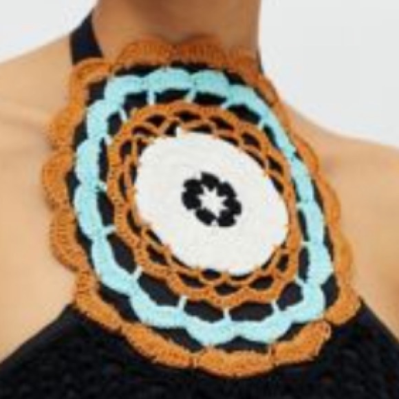 LAST 1 NEW UO crochet top & pant set - boho festival hippie vibe - Picture 8 of 13